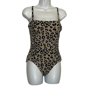 Leopard Print One-Piece Swimsuit